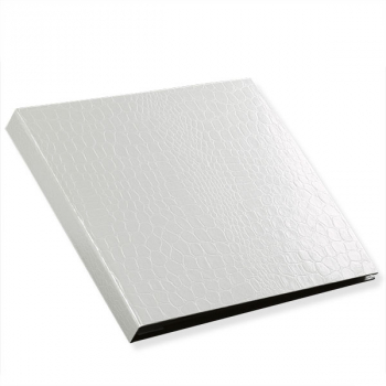 Album Isa ski vertex Croco white inside 260g cream-colored carton 20 Pages with binder screw