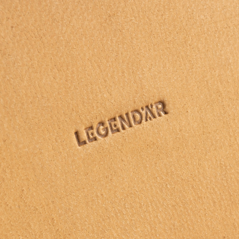 Legendaer Leder Etui Square ETWEE,  schwarz, Logoprägung
