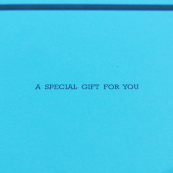 A-SPECIAL-GIFT-FOR-YOU gift box Material carton Overprint black