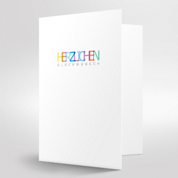 Color Greeting Card,Color white Offset printing colorful, Detail