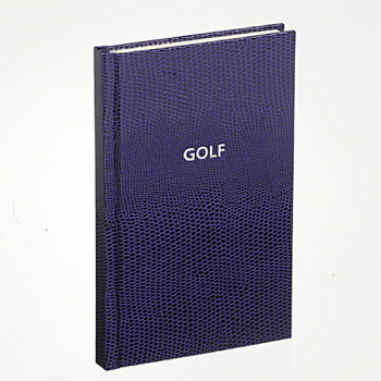 Golf Diary, lizard embossing, purple, Trixi Gronau