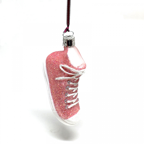 Christborn christmas decoration Sneaker pink, front