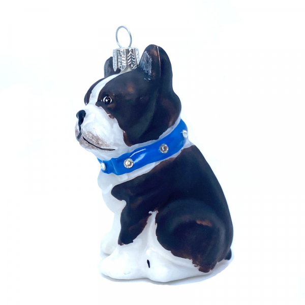 Christborn christmas decoration French bulldogside