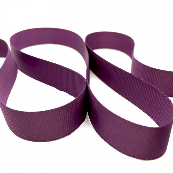 ribbon, 38mm, aubergine