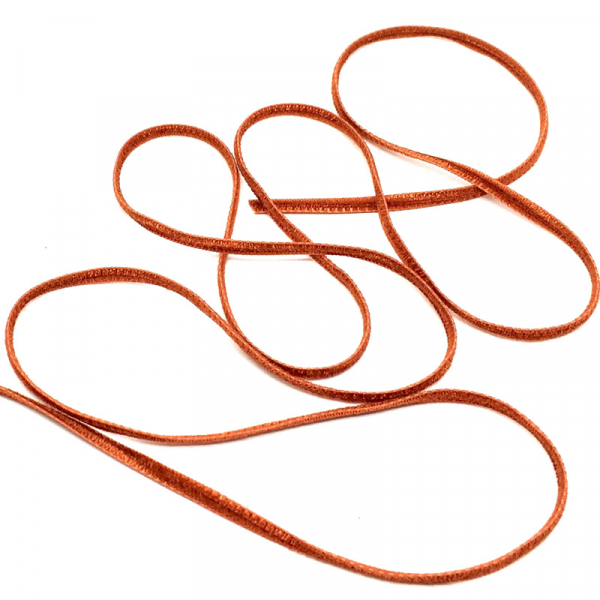 Geschenkband, Samt, 3mm, cognac