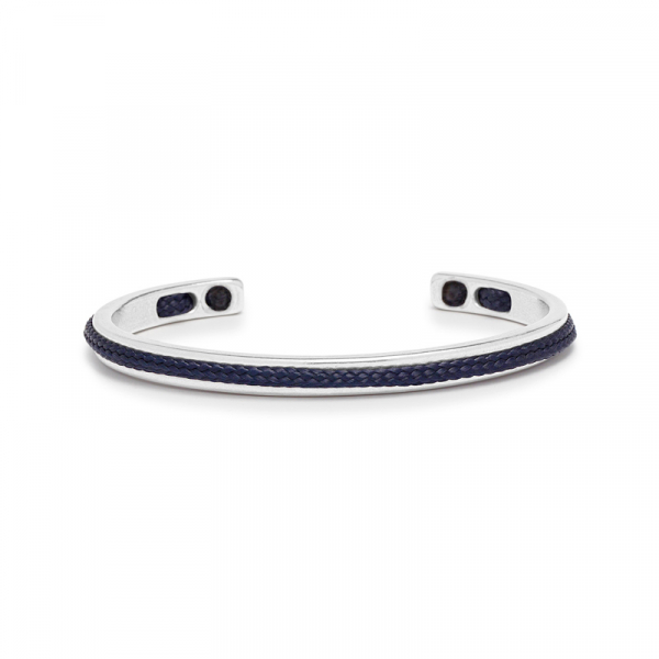 Pig& Hen, bangle, Navarch 6mm, silver-slategray