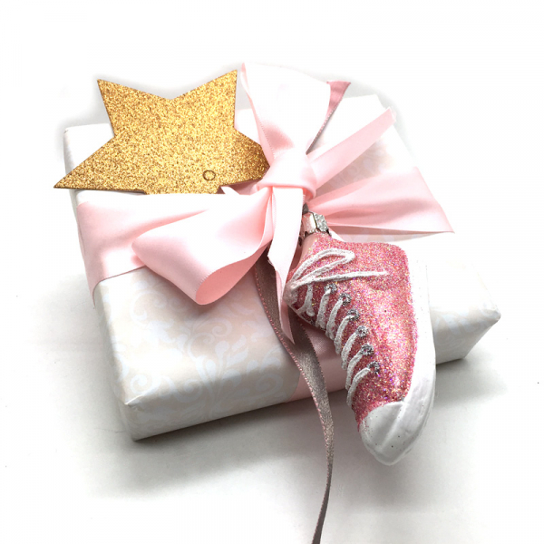 Christborn christmas decoration Sneaker pink, style