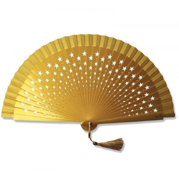 Vera Pilo, Fan, Estrelle, Stars, gold-yellow