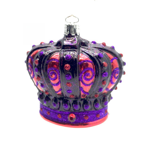 Christborn Christmas decoration, Crown purple red