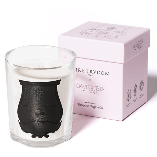 Cire Trudon, scented candle, in glass, Giambattista Valli, Rose Poivrée limited edtion, gift box
