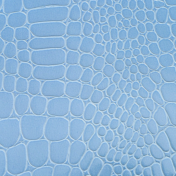 Oberfläche Croco hellblau