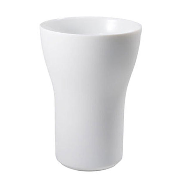 Cups, large, velvet, white, Hering Berlin