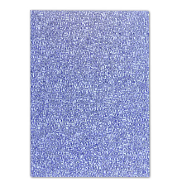 blue colored A4 Notebook, Skivertex bound, Diary, Trixi Gronau