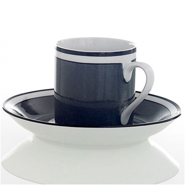 Espresso Cup, grey Porcelain, two-tone, Reichenbach