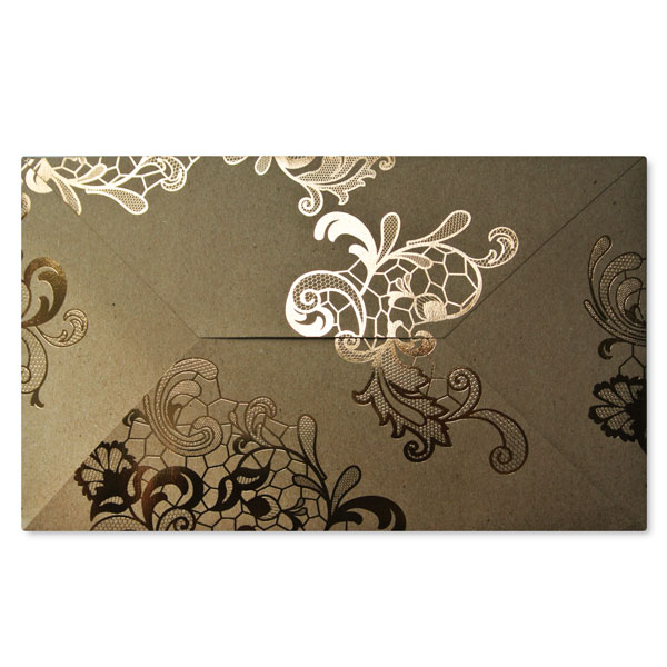 Gift Envelope with gold hot foil stamping